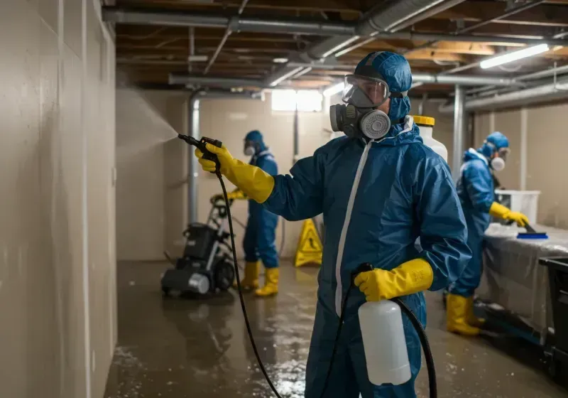 Basement Sanitization and Antimicrobial Treatment process in Faulk County, SD